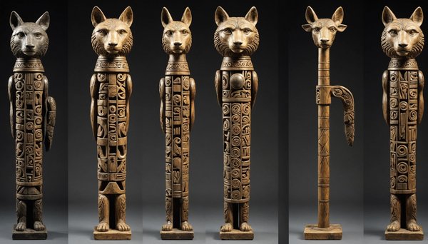 Cannes têtes animales et totems : l'élégance à chaque pas